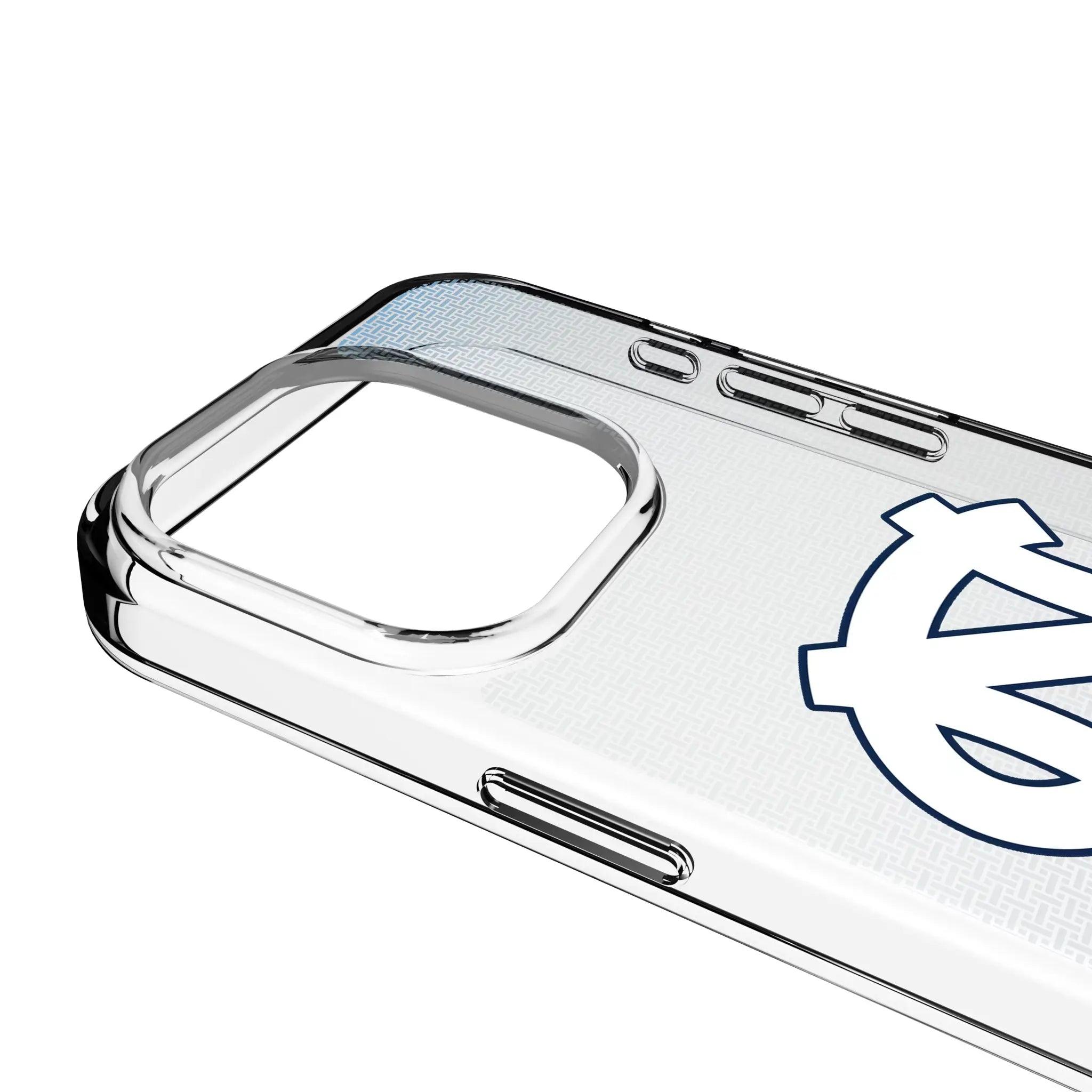 University of North Carolina Tar Heels Linen Clear Phone Case for Apple iPhone