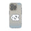 University of North Carolina Tar Heels Linen Clear Phone Case for Apple iPhone