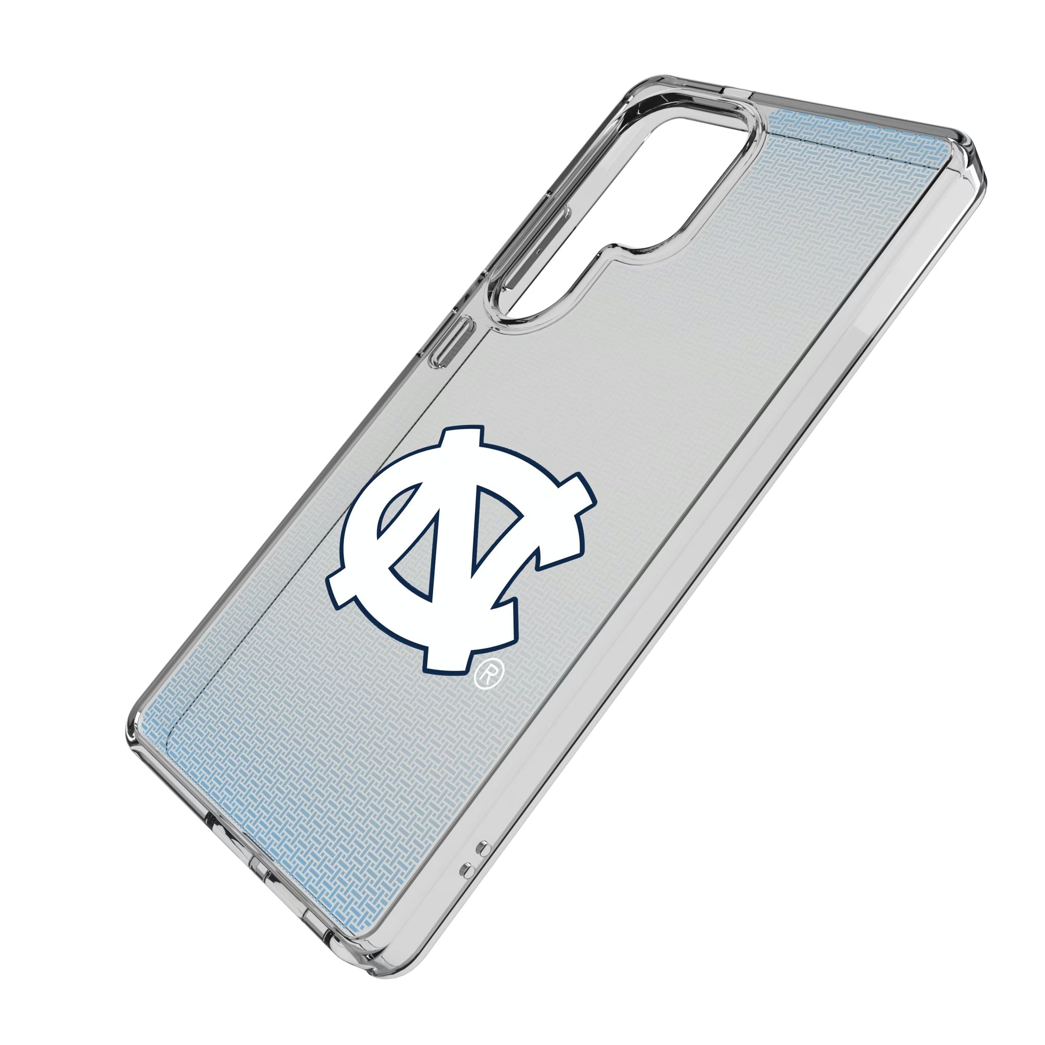 University of North Carolina Tar Heels Linen Clear Phone Case for Samsung Galaxy - Sports Gifts, Sports Memorabilia, Sports Collectibles, Fan Shop