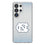 University of North Carolina Tar Heels Linen Clear Phone Case for Samsung Galaxy