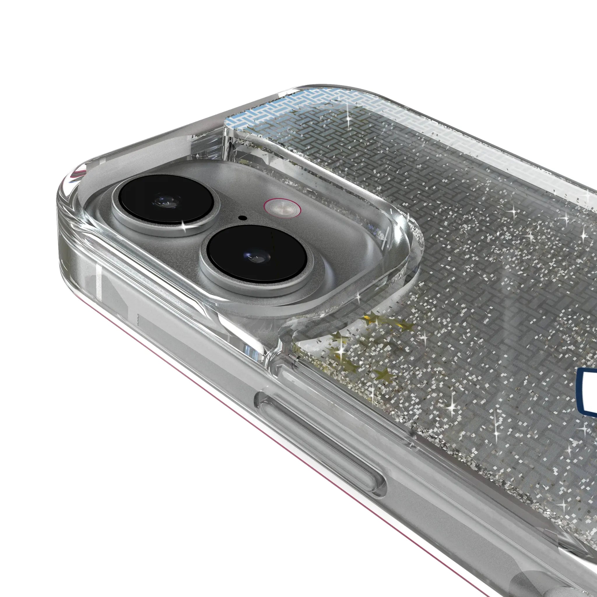 University of North Carolina Tar Heels Linen Glitter Phone Case