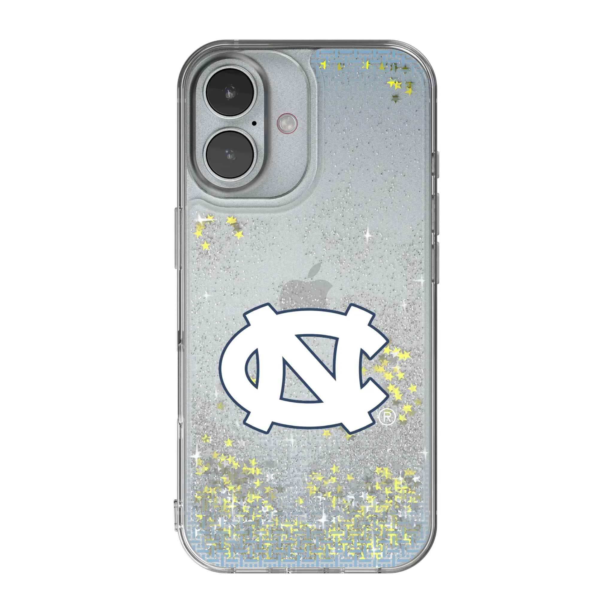 University of North Carolina Tar Heels Linen Glitter Phone Case