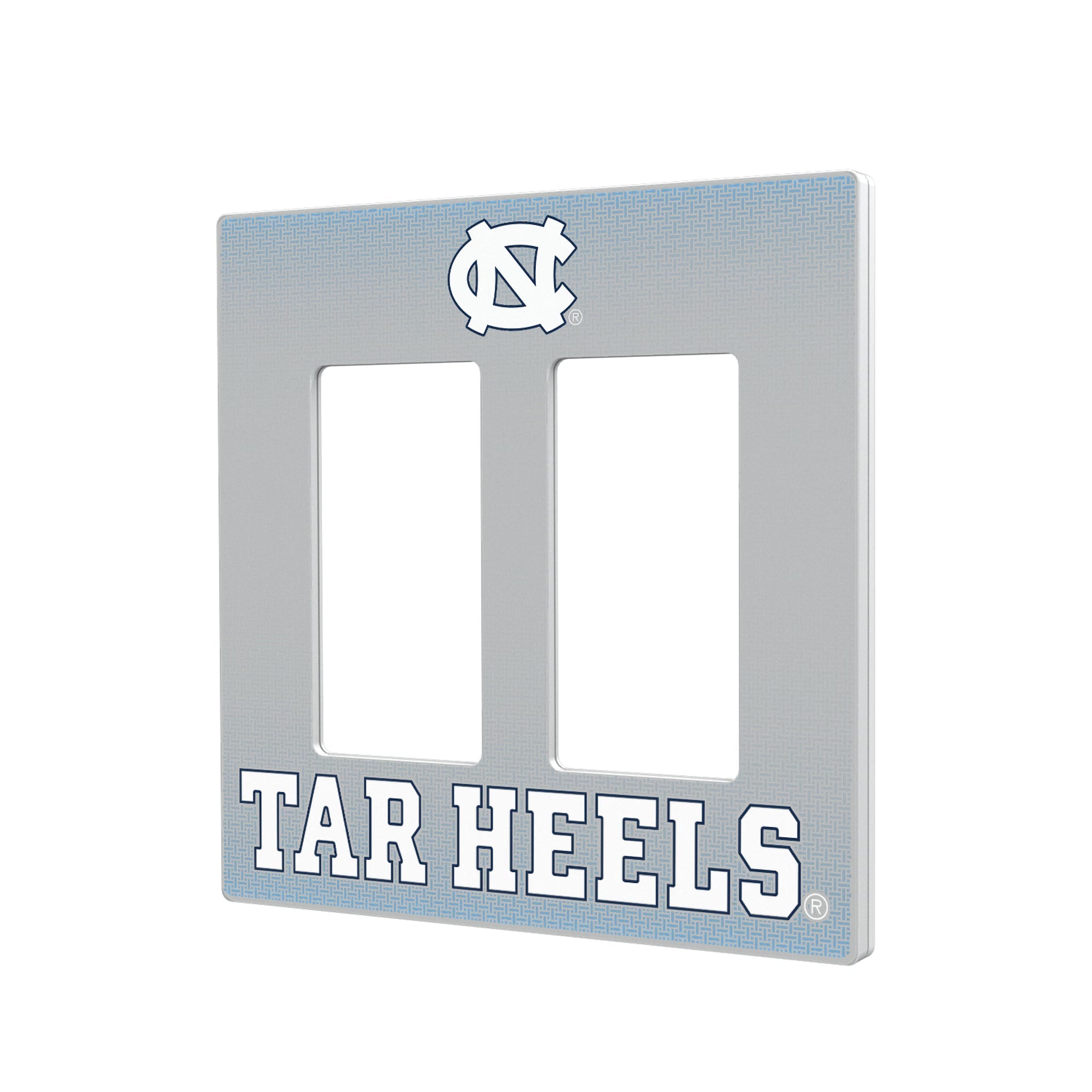 University of North Carolina Tar Heels Linen Hidden-Screw Light Switch Plate