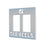 University of North Carolina Tar Heels Linen Hidden-Screw Light Switch Plate