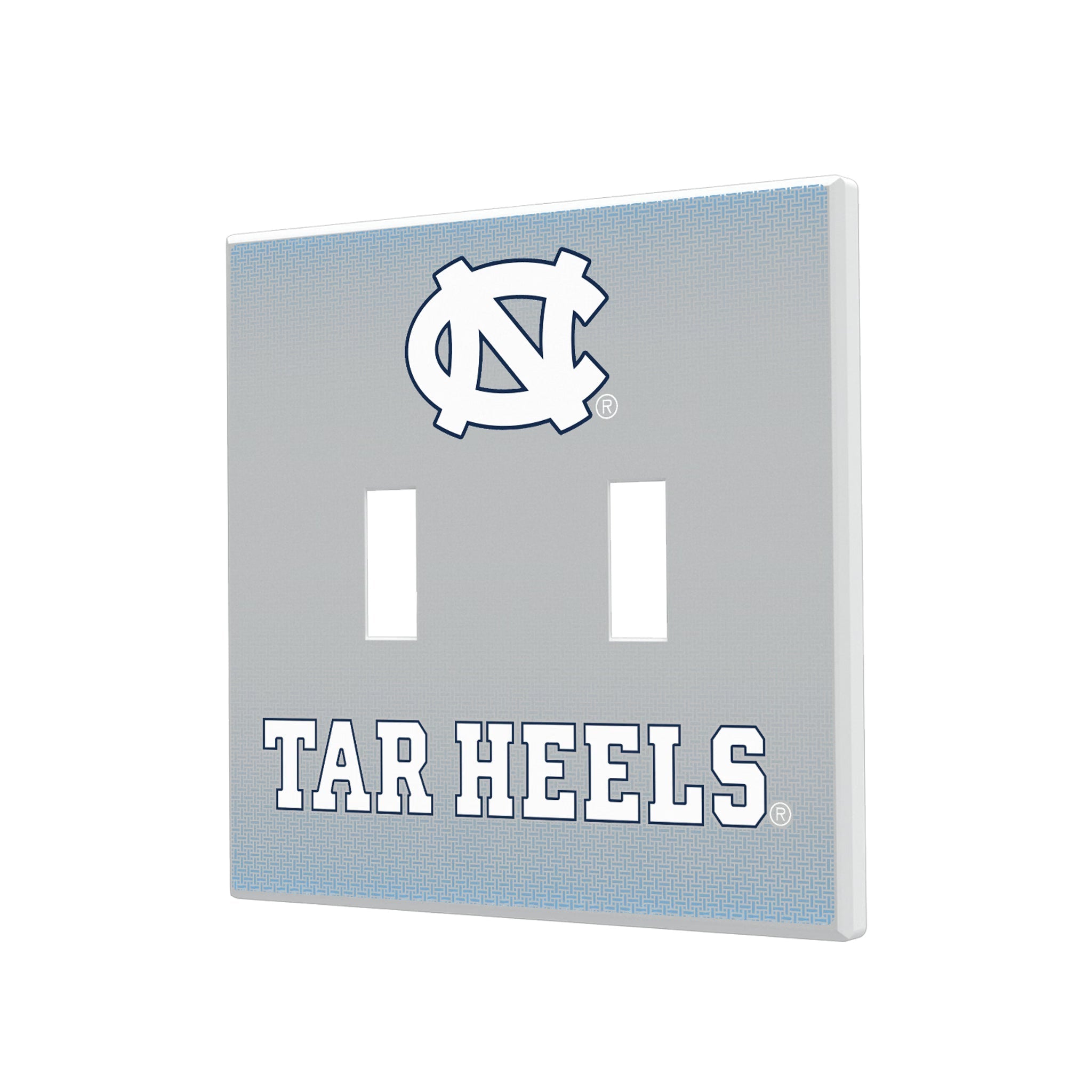 University of North Carolina Tar Heels Linen Hidden-Screw Light Switch Plate