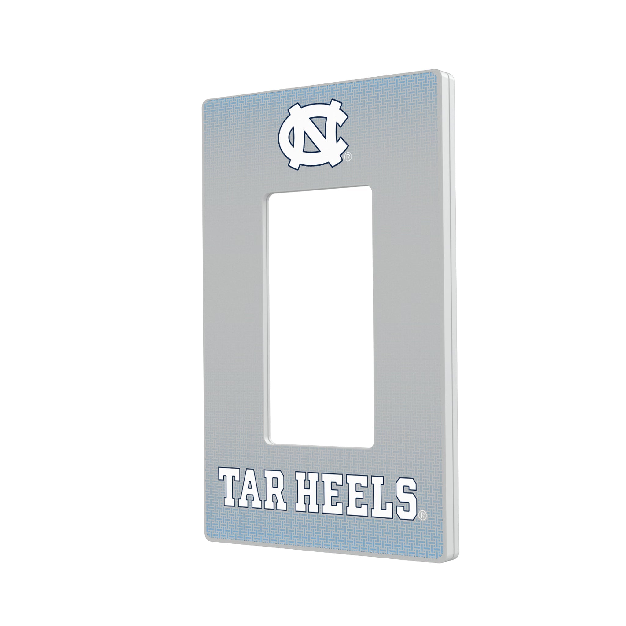 University of North Carolina Tar Heels Linen Hidden-Screw Light Switch Plate