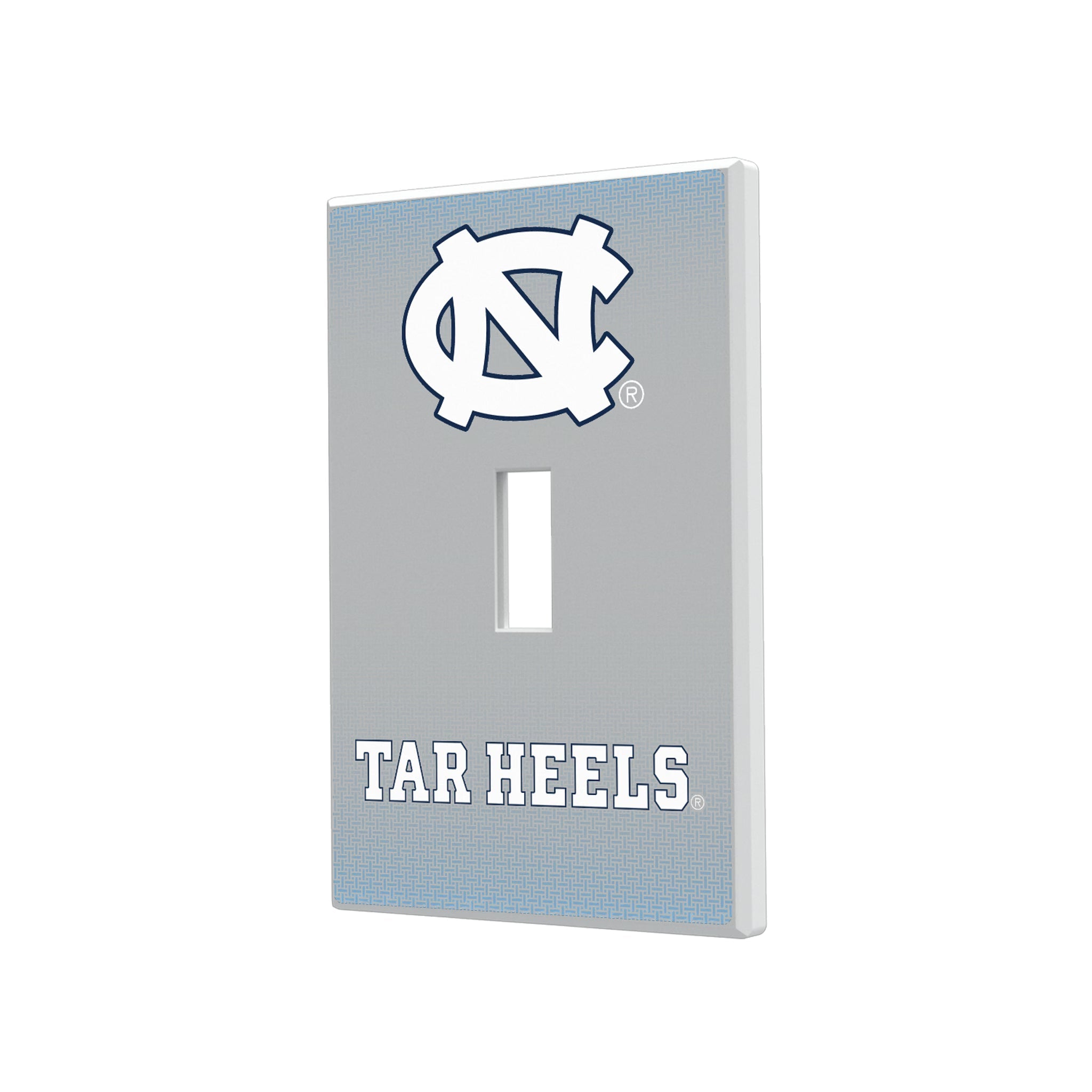 University of North Carolina Tar Heels Linen Hidden-Screw Light Switch Plate