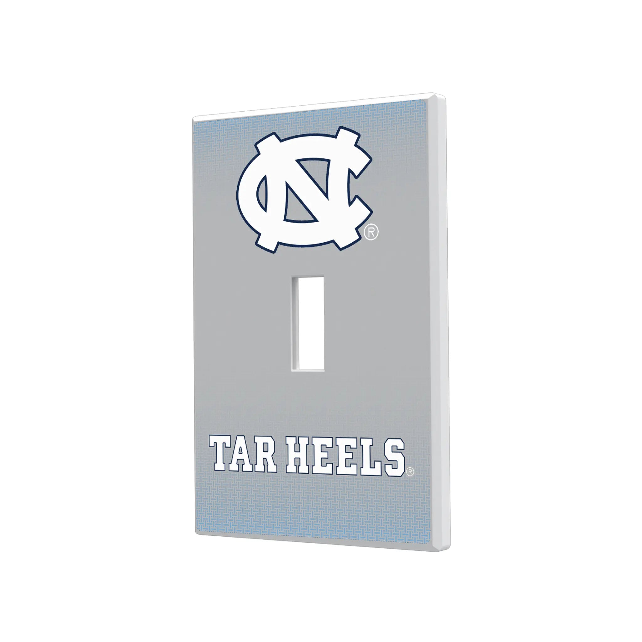 University of North Carolina Tar Heels Linen Hidden-Screw Light Switch Plate