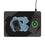 University of North Carolina Tar Heels Monocolor Tilt 15-Watt Wireless Charger and Mouse Pad