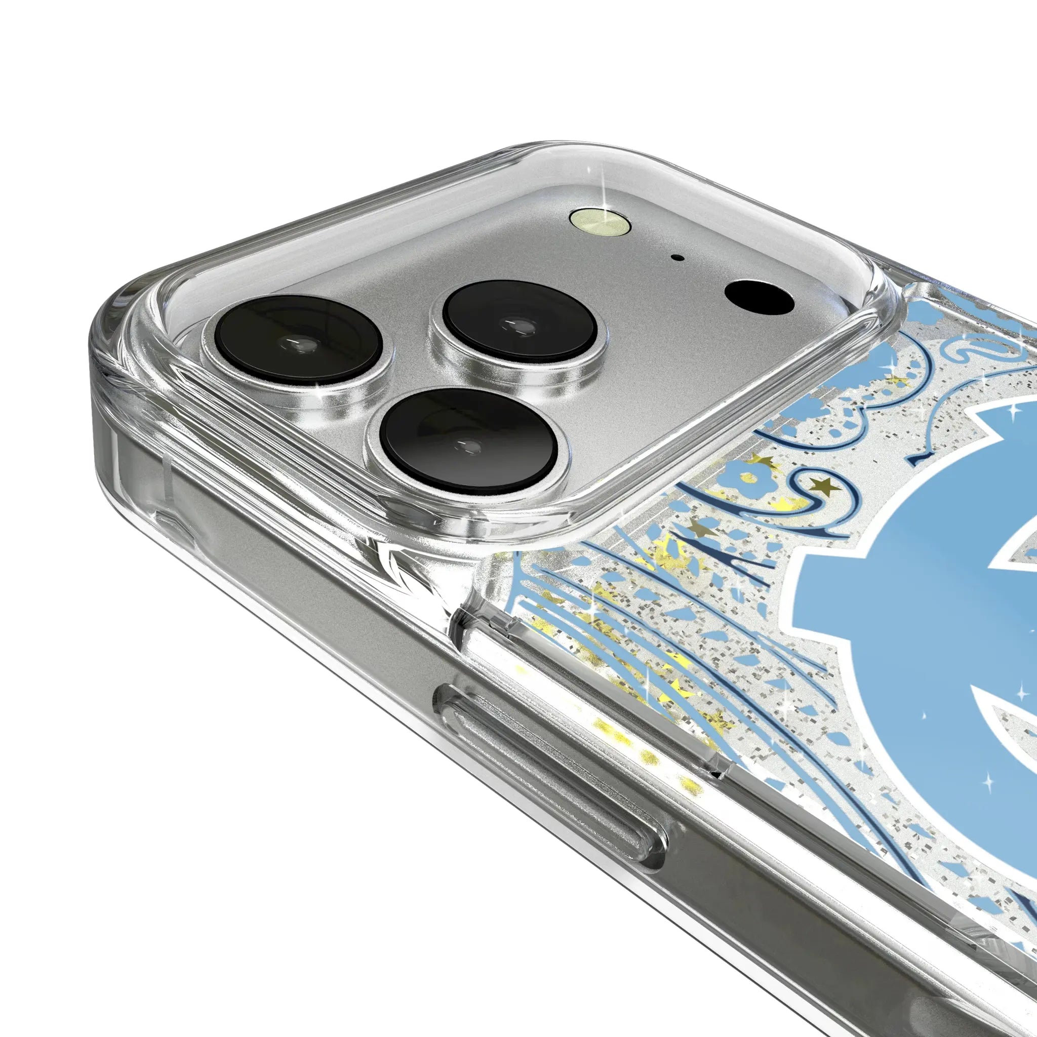 University of North Carolina Tar Heels Paisley Glitter Phone Case