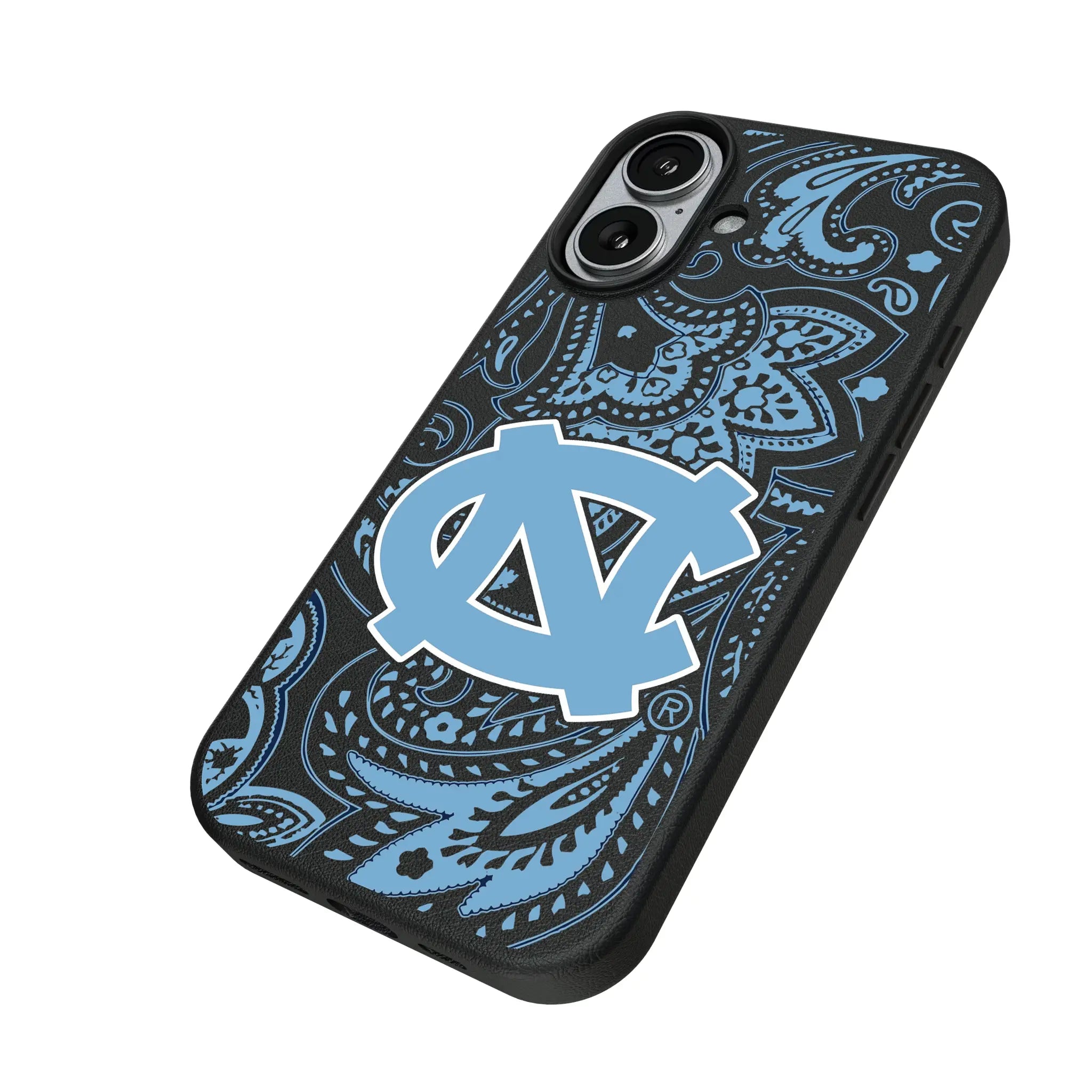 University of North Carolina Tar Heels Paisley MagSafe Compatible Phone Case for Apple iPhone