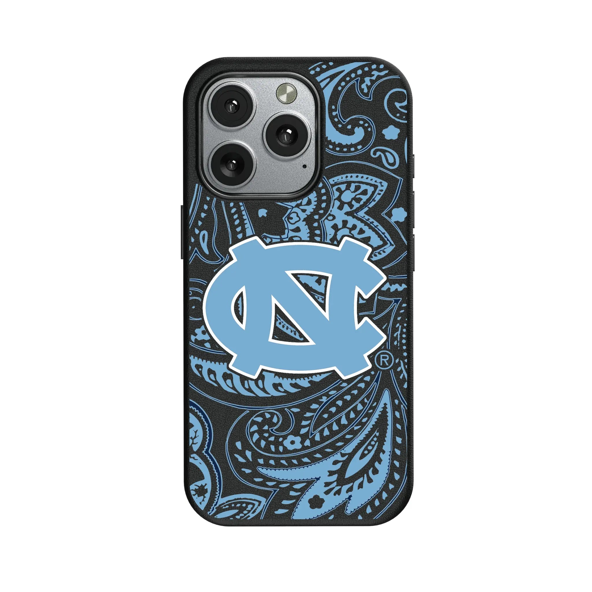University of North Carolina Tar Heels Paisley MagSafe Compatible Phone Case for Apple iPhone
