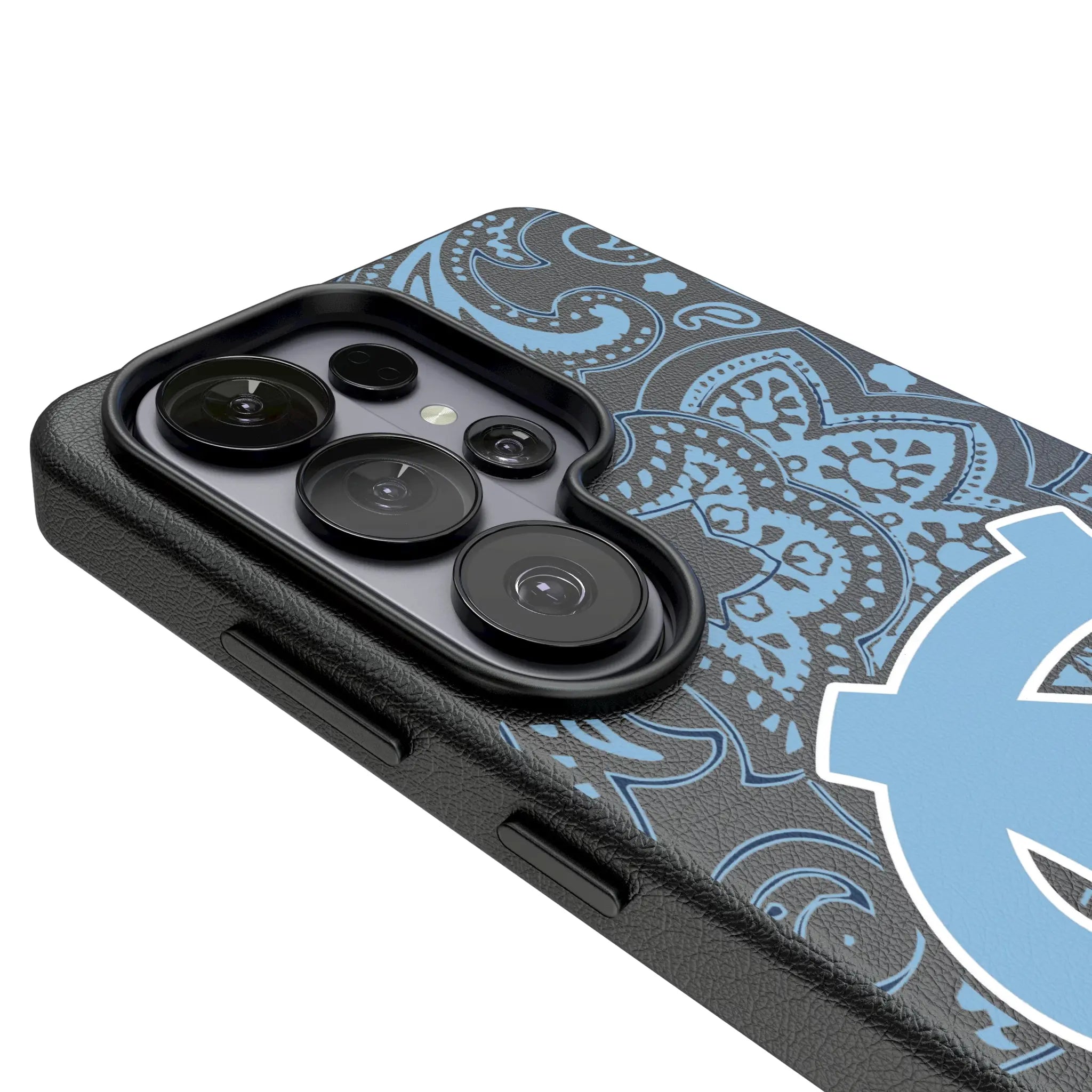 University of North Carolina Tar Heels Paisley MagSafe Compatible Phone Case for Samsung Galaxy