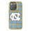 University of North Carolina Tar Heels Plaid Bling Phone Case