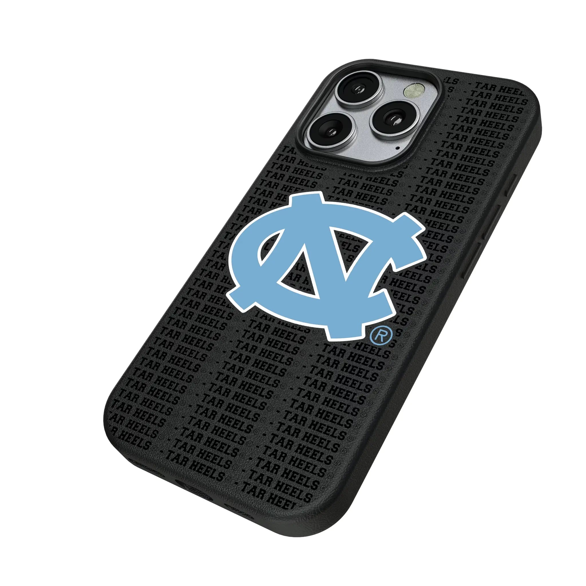 University of North Carolina Tar Heels Text Backdrop MagSafe Compatible Phone Case for Apple iPhone