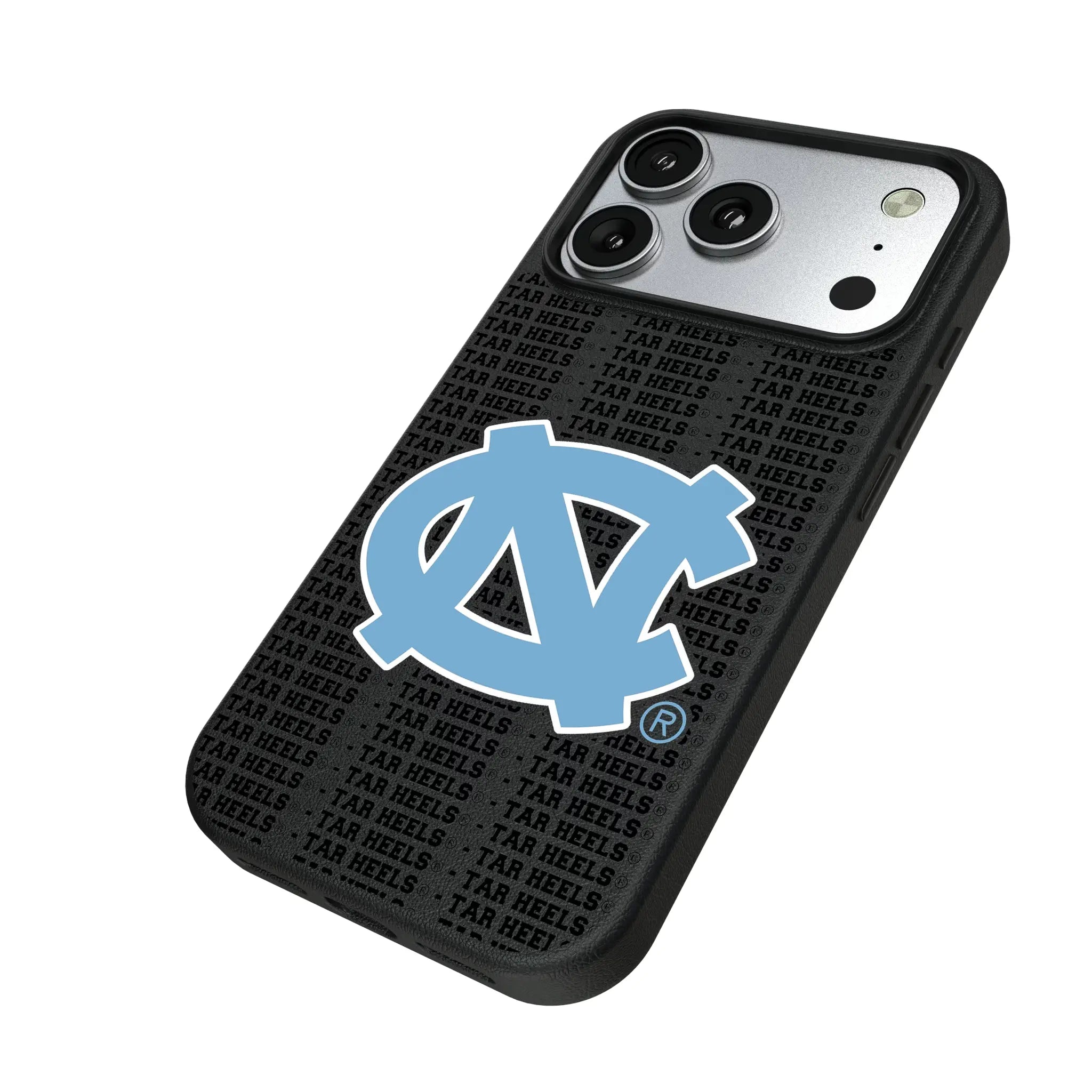 University of North Carolina Tar Heels Text Backdrop MagSafe Compatible Phone Case for Apple iPhone