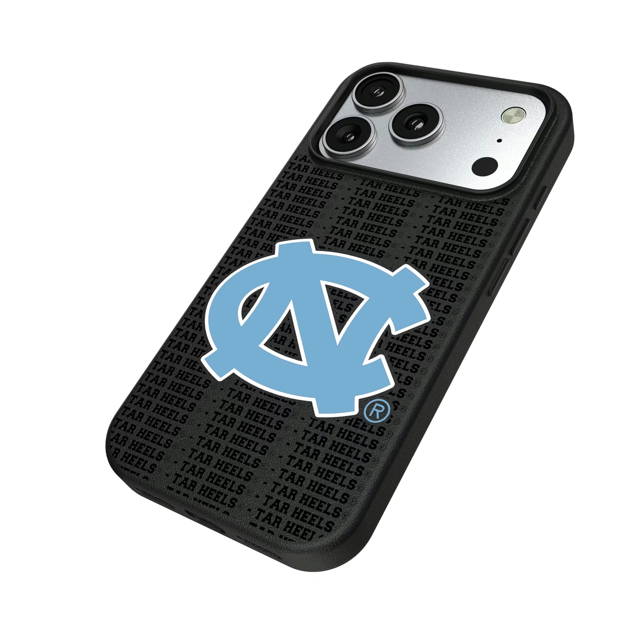 University of North Carolina Tar Heels Text Backdrop MagSafe Compatible Phone Case for Apple iPhone - Sports Gifts, Sports Memorabilia, Sports Collectibles, Fan Shop