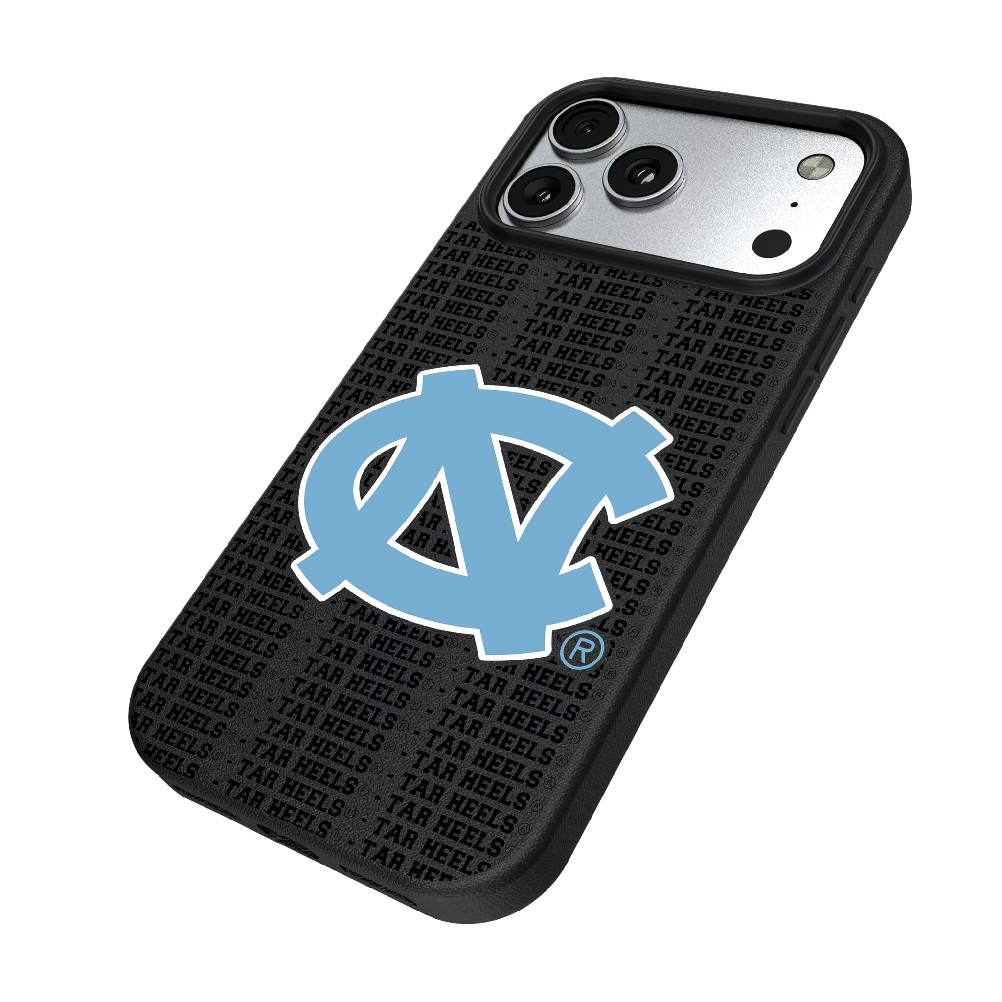 University of North Carolina Tar Heels Text Backdrop MagSafe Compatible Phone Case for Apple iPhone - Sports Gifts, Sports Memorabilia, Sports Collectibles, Fan Shop
