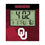 University of Oklahoma Sooners Color Block Wall Clock