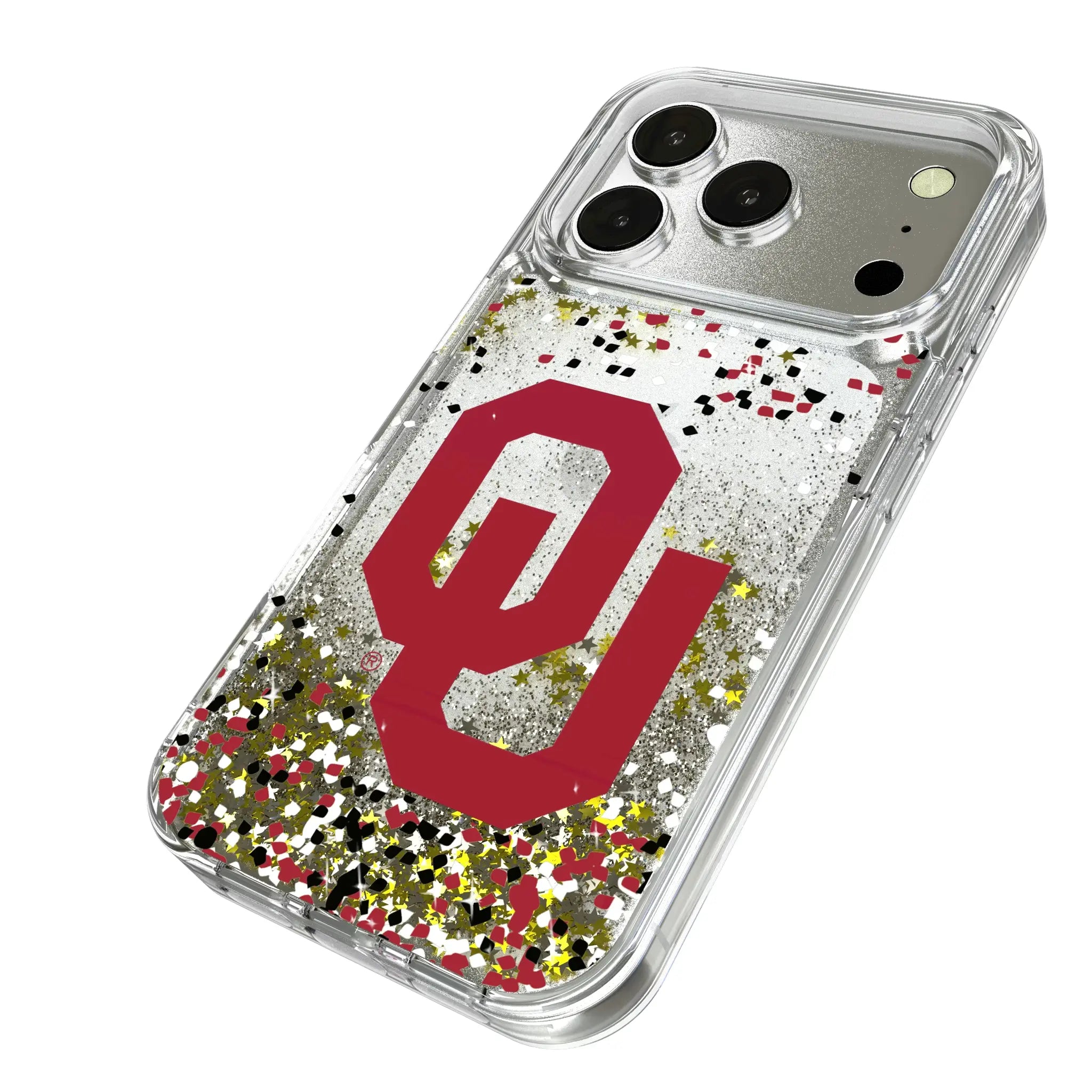 University of Oklahoma Sooners Confetti Glitter Phone Case