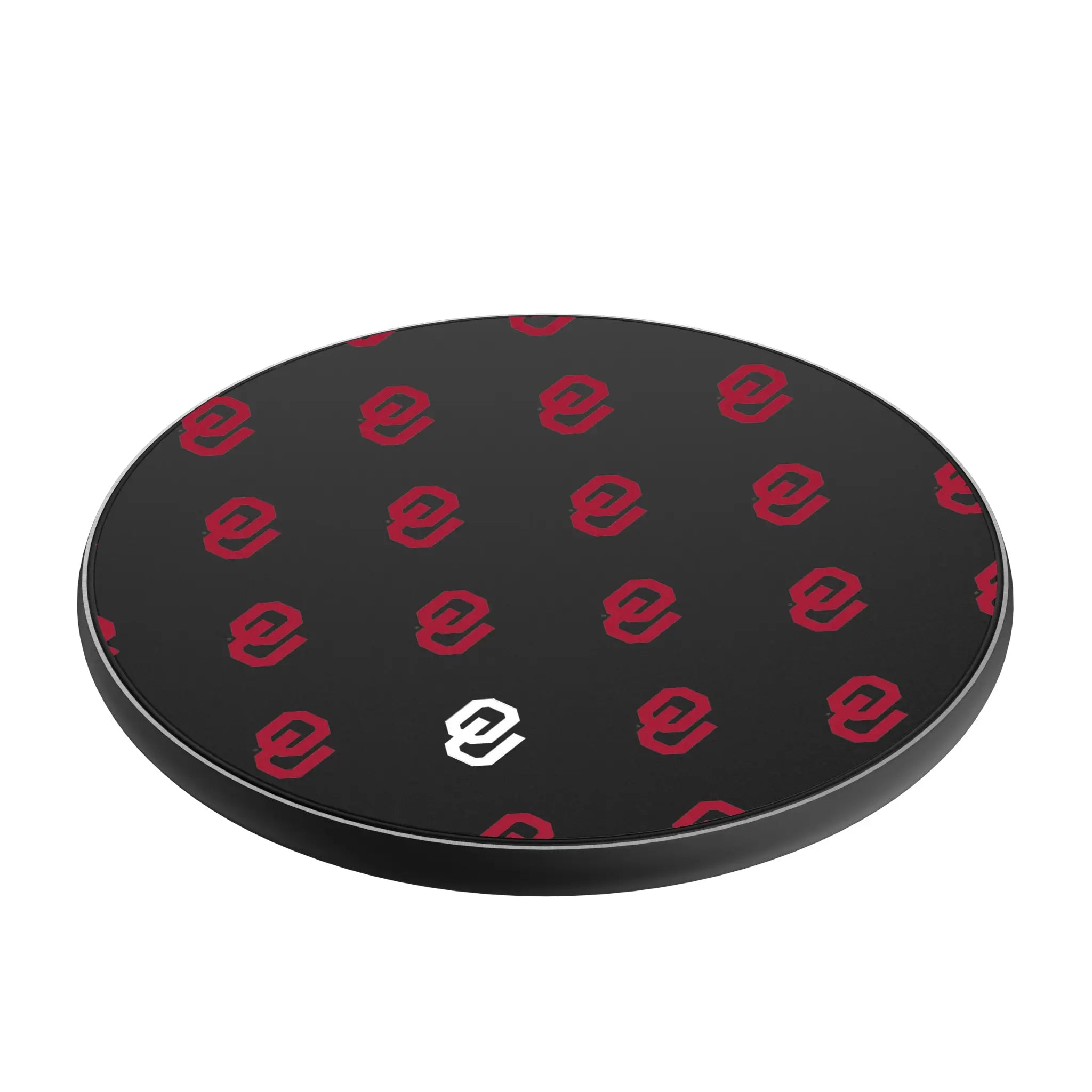 University of Oklahoma Sooners Fashion Pattern 15-Watt Wireless Charger