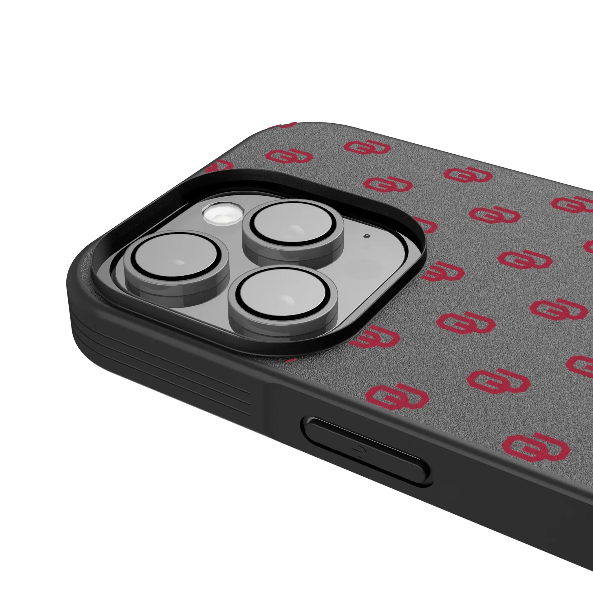 University of Oklahoma Sooners Fashion Pattern Bump Phone Case for Apple iPhone