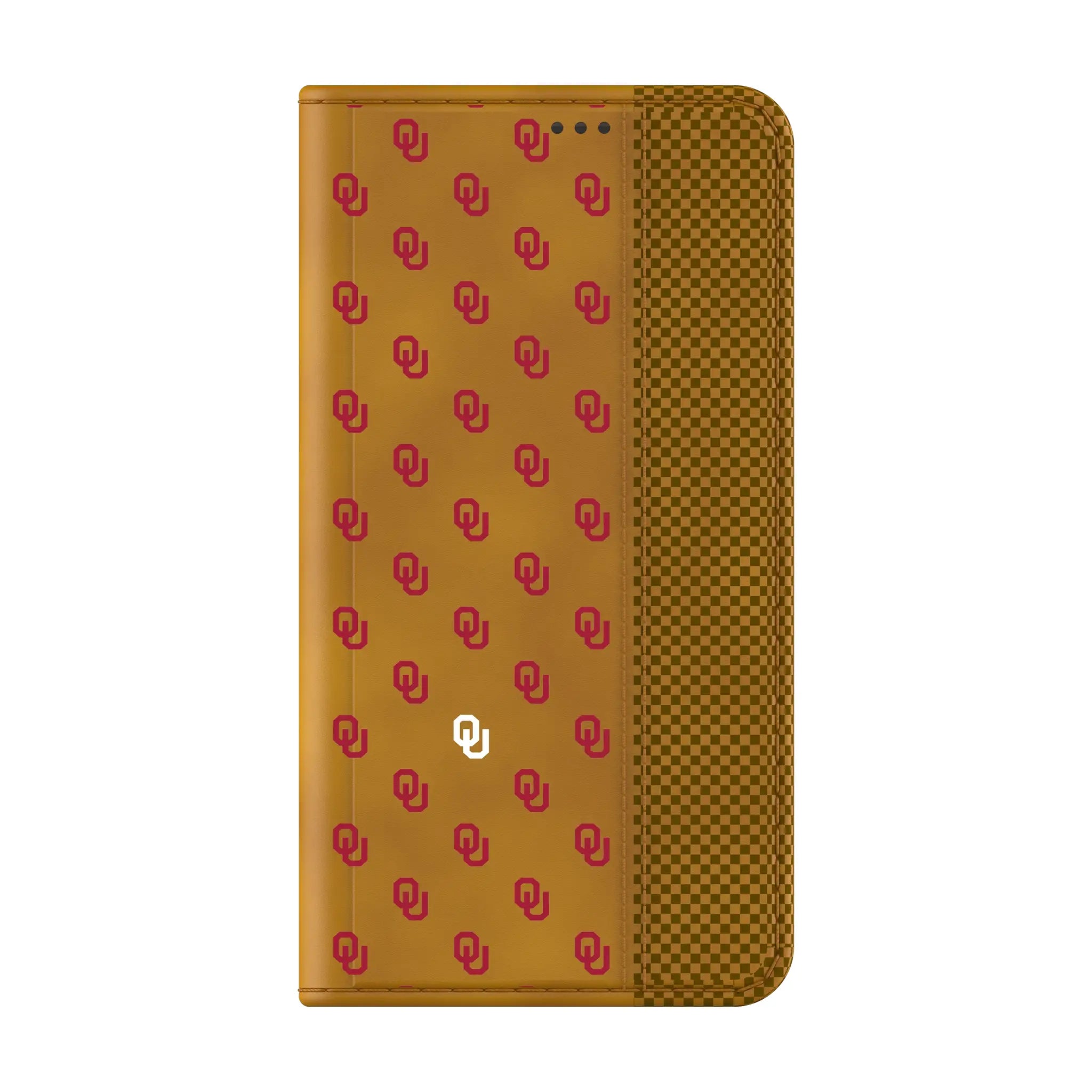 University of Oklahoma Sooners Fashion Pattern Folio Phone Case for Samsung Galaxy