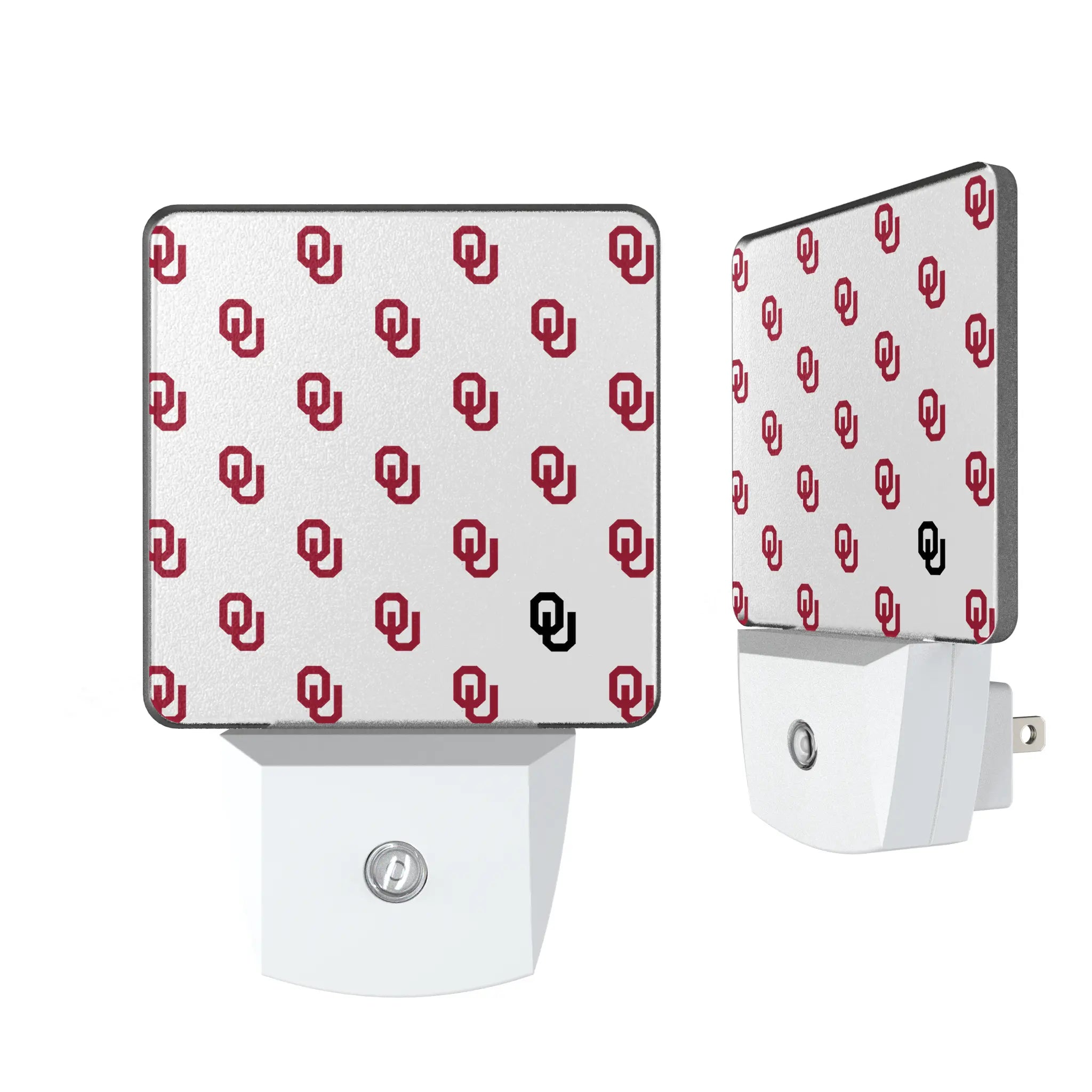 University of Oklahoma Sooners Fashion Pattern Night Light 2-Pack