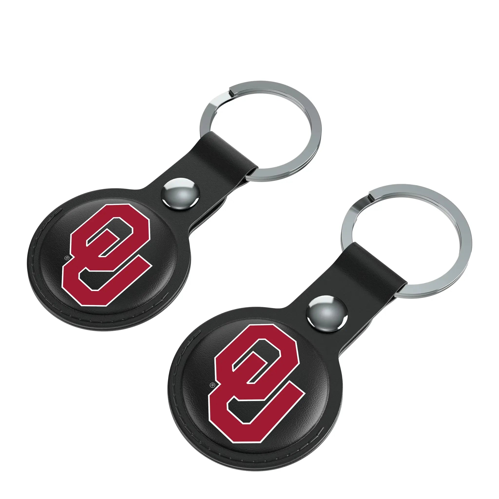 University of Oklahoma Sooners Insignia Black Airtag Holder 2-Pack