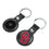 University of Oklahoma Sooners Insignia Black Airtag Holder 2-Pack