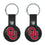 University of Oklahoma Sooners Insignia Black Airtag Holder 2-Pack