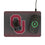 University of Oklahoma Sooners Linen 15-Watt Wireless Charger and Mouse Pad