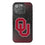 University of Oklahoma Sooners Linen Bling Phone Case for Apple iPhone