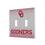 University of Oklahoma Sooners Linen Hidden-Screw Light Switch Plate