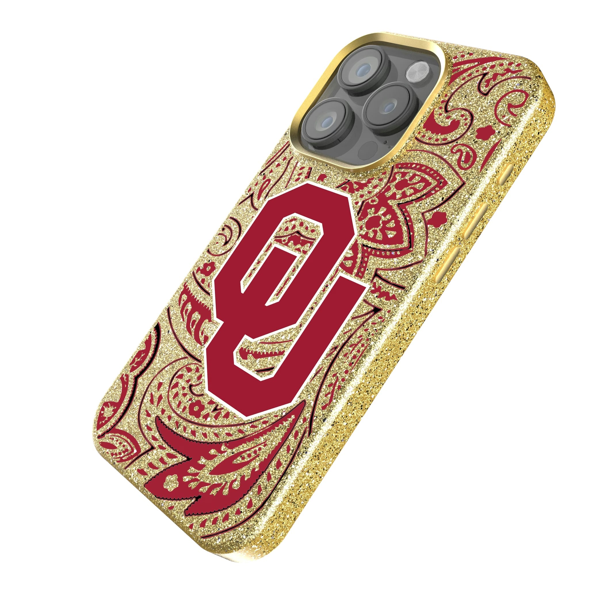 University of Oklahoma Sooners Paisley Bling Phone Case - Sports Gifts, Sports Memorabilia, Sports Collectibles, Fan Shop