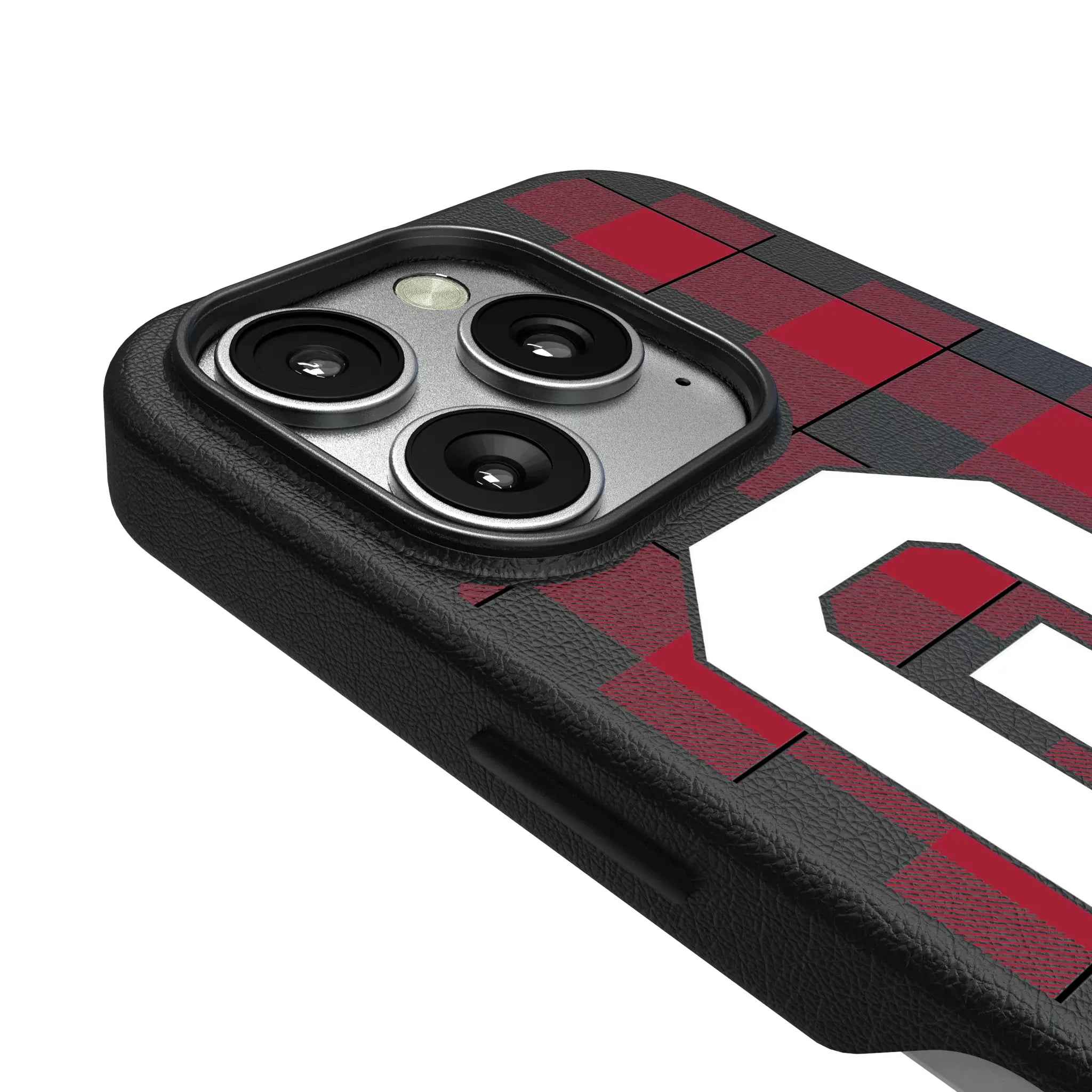 University of Oklahoma Sooners Plaid MagSafe Compatible Phone Case for Apple iPhone