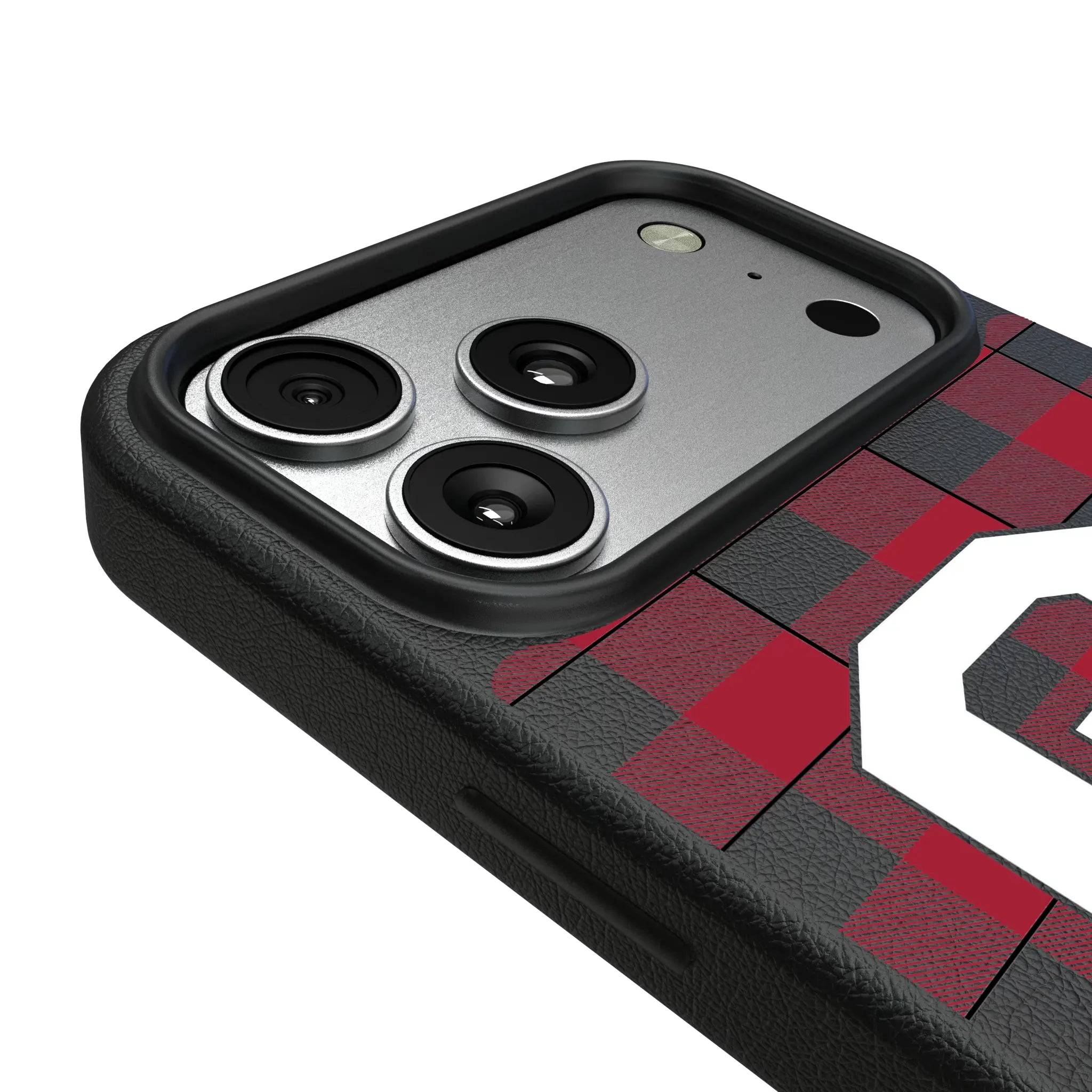 University of Oklahoma Sooners Plaid MagSafe Compatible Phone Case for Apple iPhone