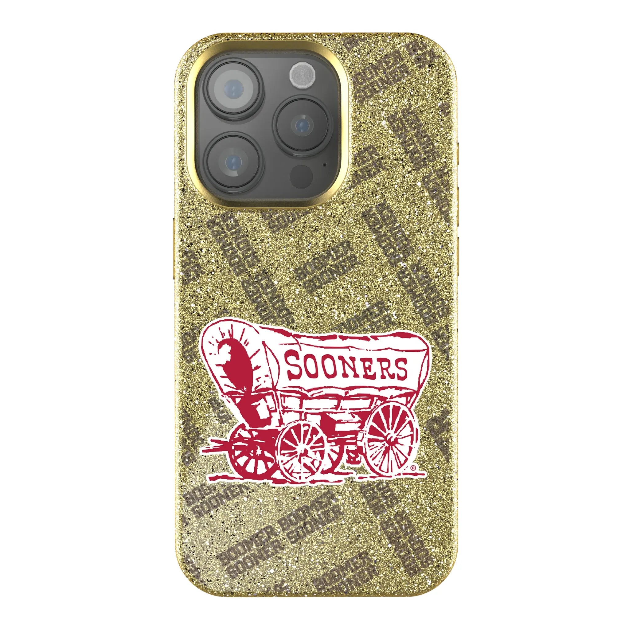 University of Oklahoma Sooners Quadtile Bling Phone Case for Apple iPhone