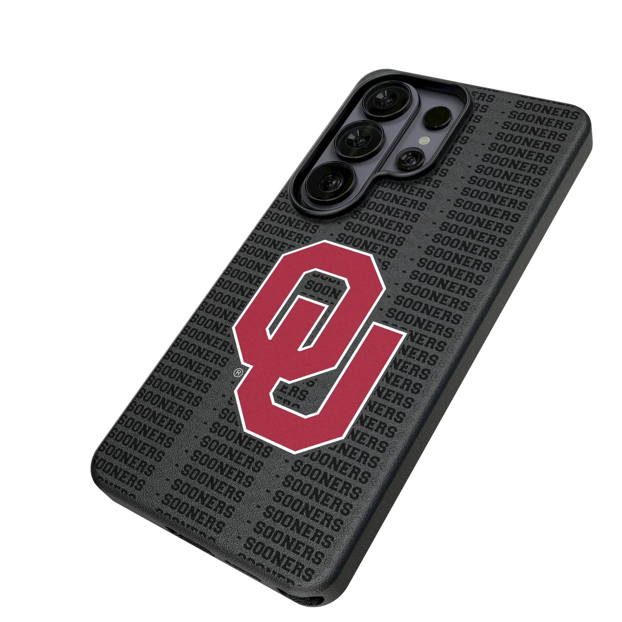 University of Oklahoma Sooners Text Backdrop MagSafe Compatible Phone Case for Samsung Galaxy