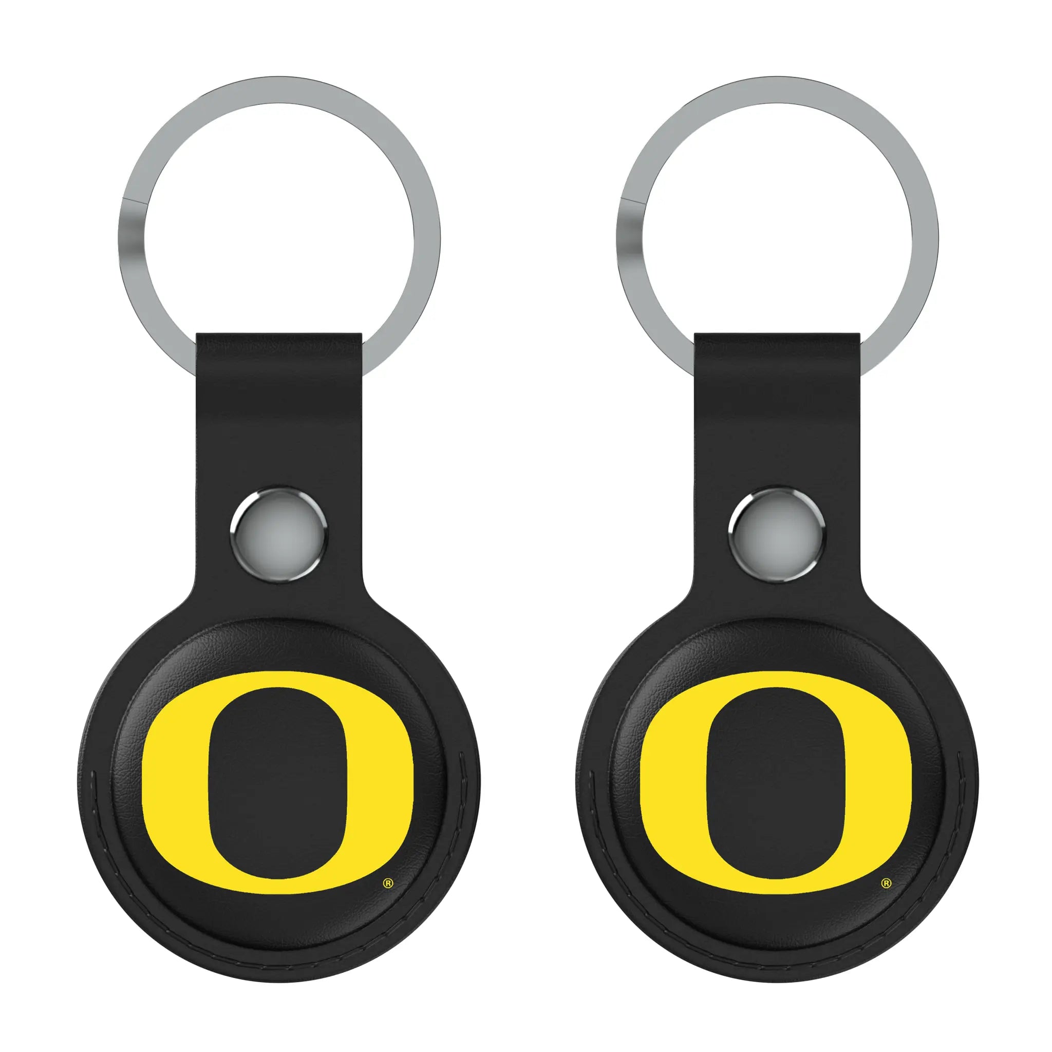 University of Oregon Ducks Insignia Black Airtag Holder 2-Pack