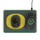 University of Oregon Ducks Linen 15-Watt Wireless Charger and Mouse Pad