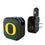 University of Oregon Ducks Linen 2 in 1 USB A/C Charger