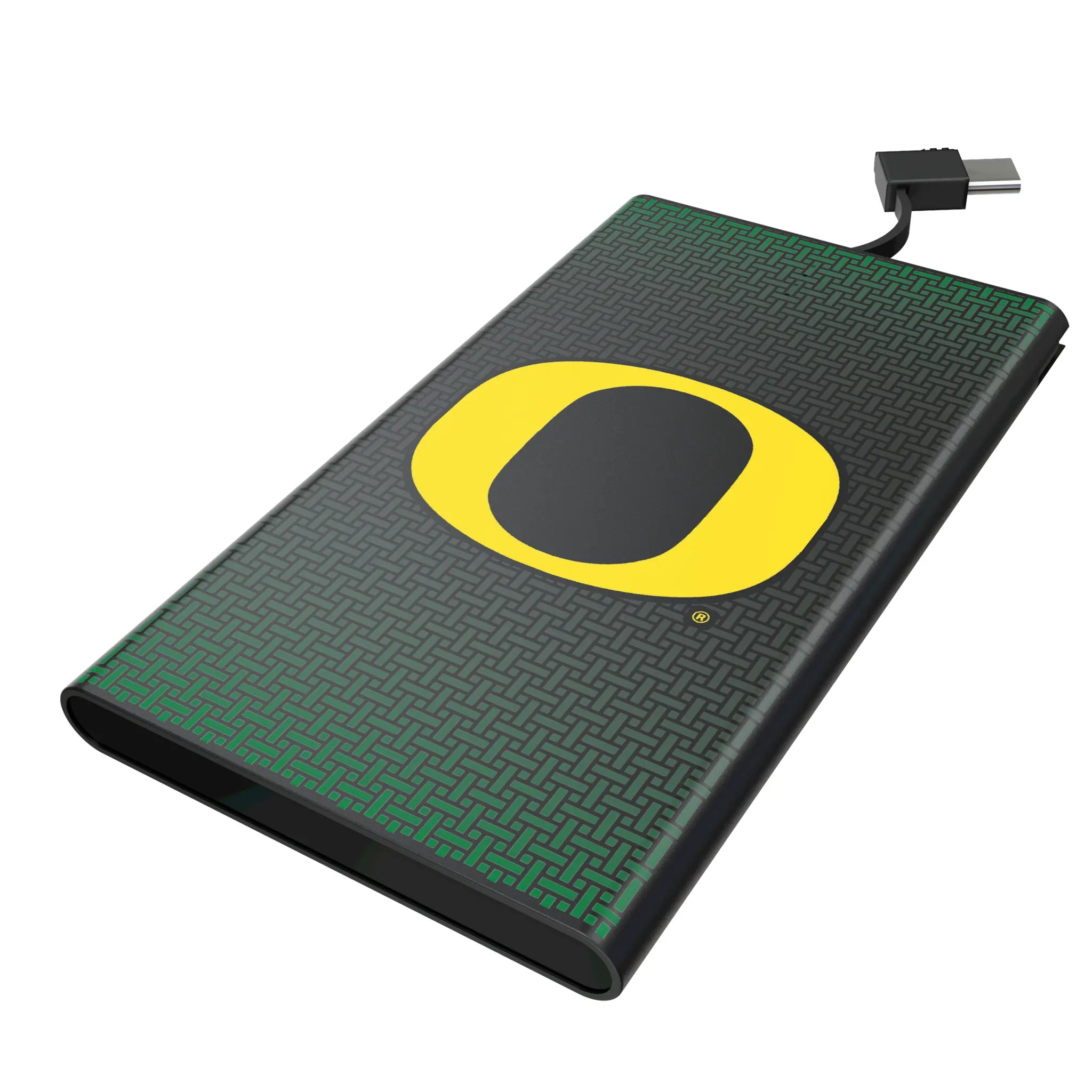 University of Oregon Ducks Linen 5000mAh Flat Powerbank