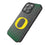 University of Oregon Ducks Linen Bling Phone Case for Apple iPhone