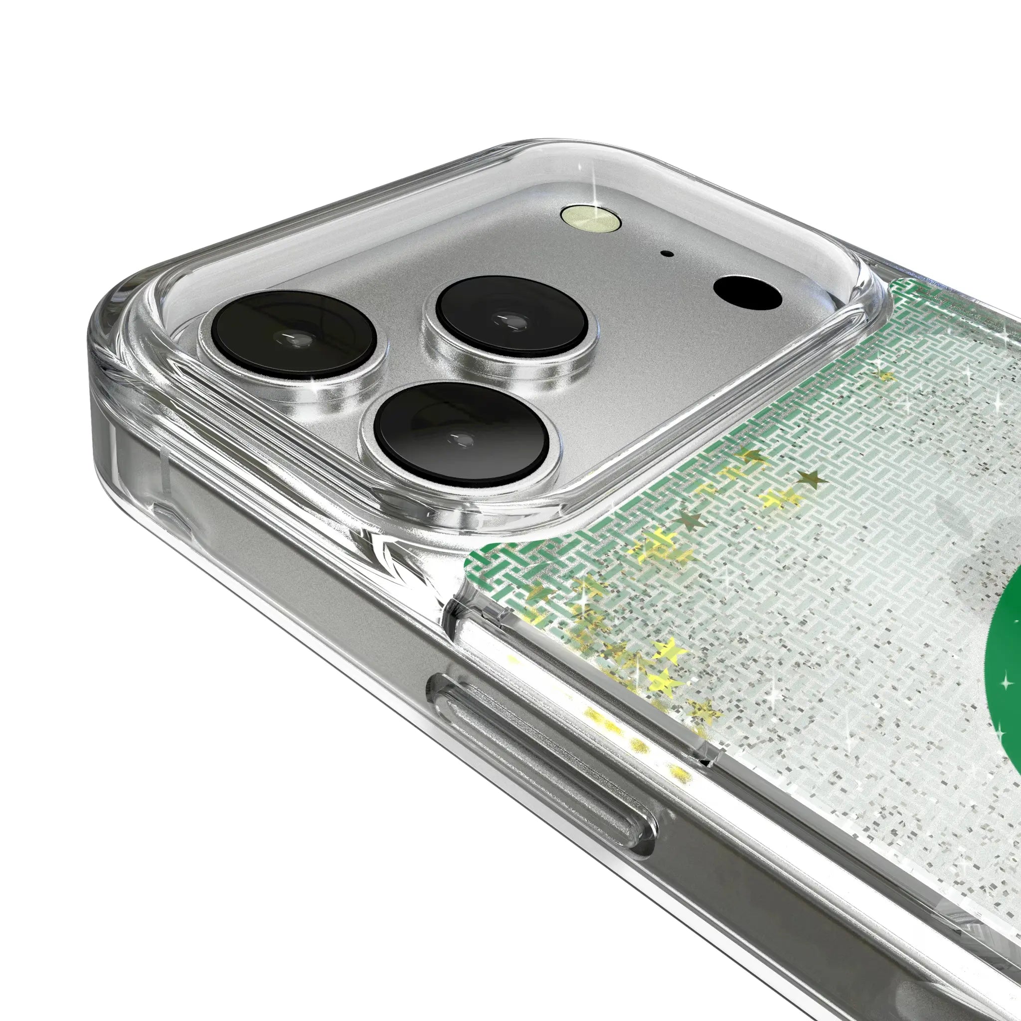 University of Oregon Ducks Linen Glitter Phone Case