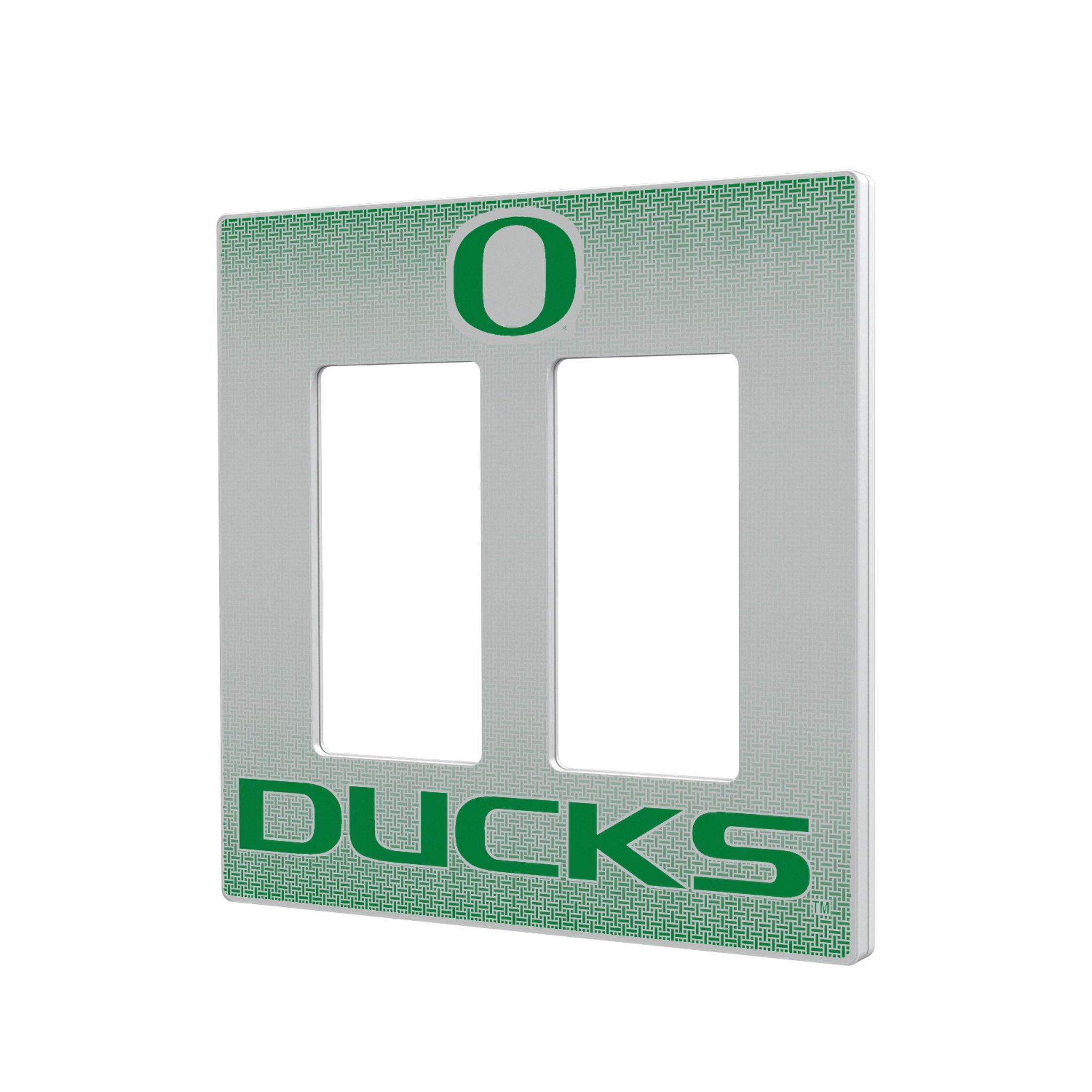 University of Oregon Ducks Linen Hidden-Screw Light Switch Plate - Sports Gifts, Sports Memorabilia, Sports Collectibles, Fan Shop