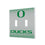 University of Oregon Ducks Linen Hidden-Screw Light Switch Plate