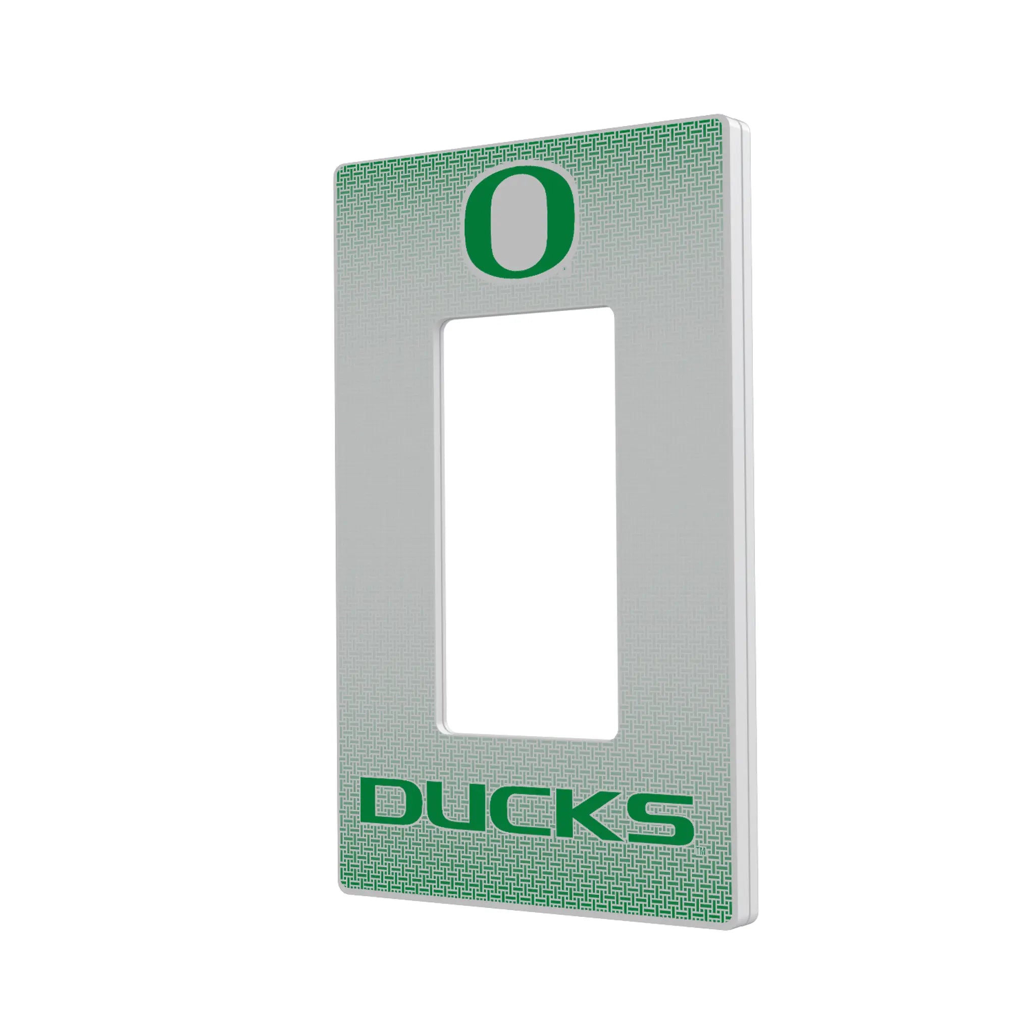 University of Oregon Ducks Linen Hidden-Screw Light Switch Plate