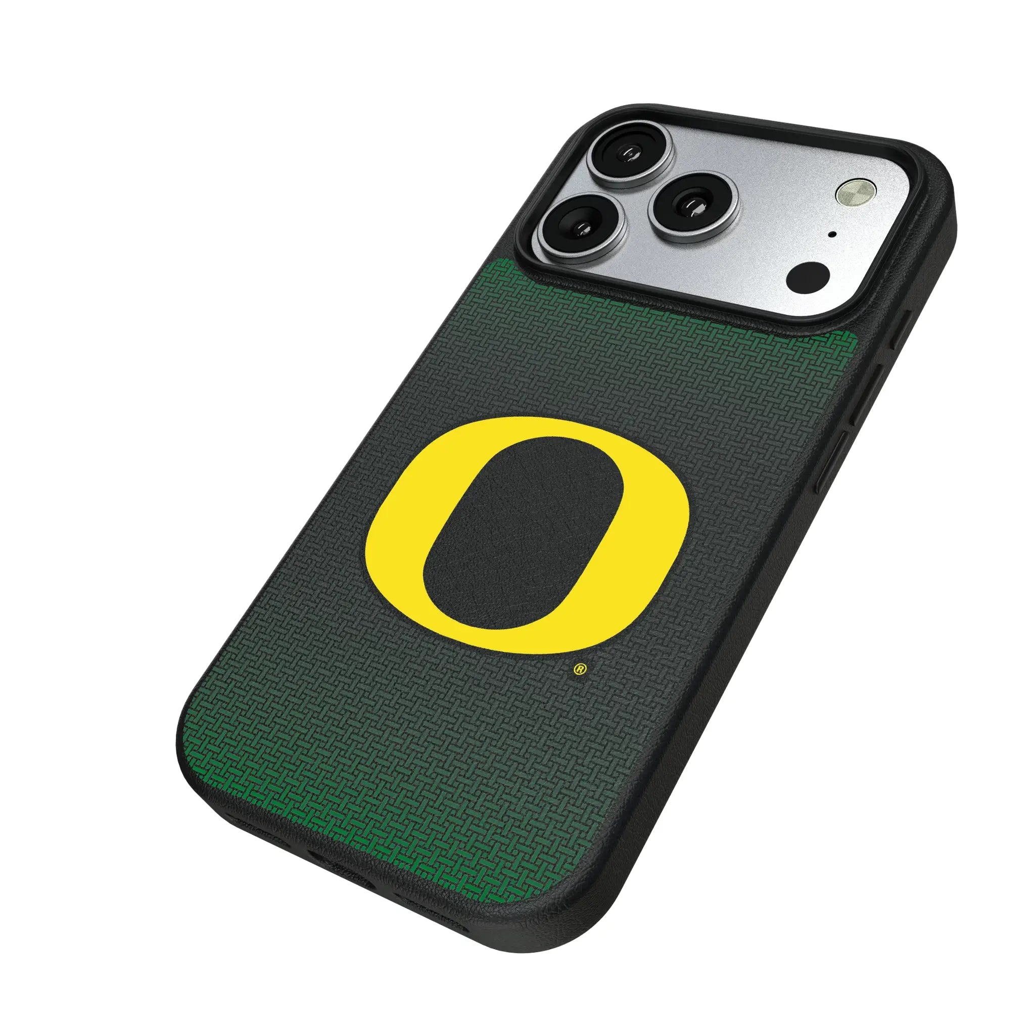 University of Oregon Ducks Linen MagSafe Compatible Phone Case for Apple iPhone