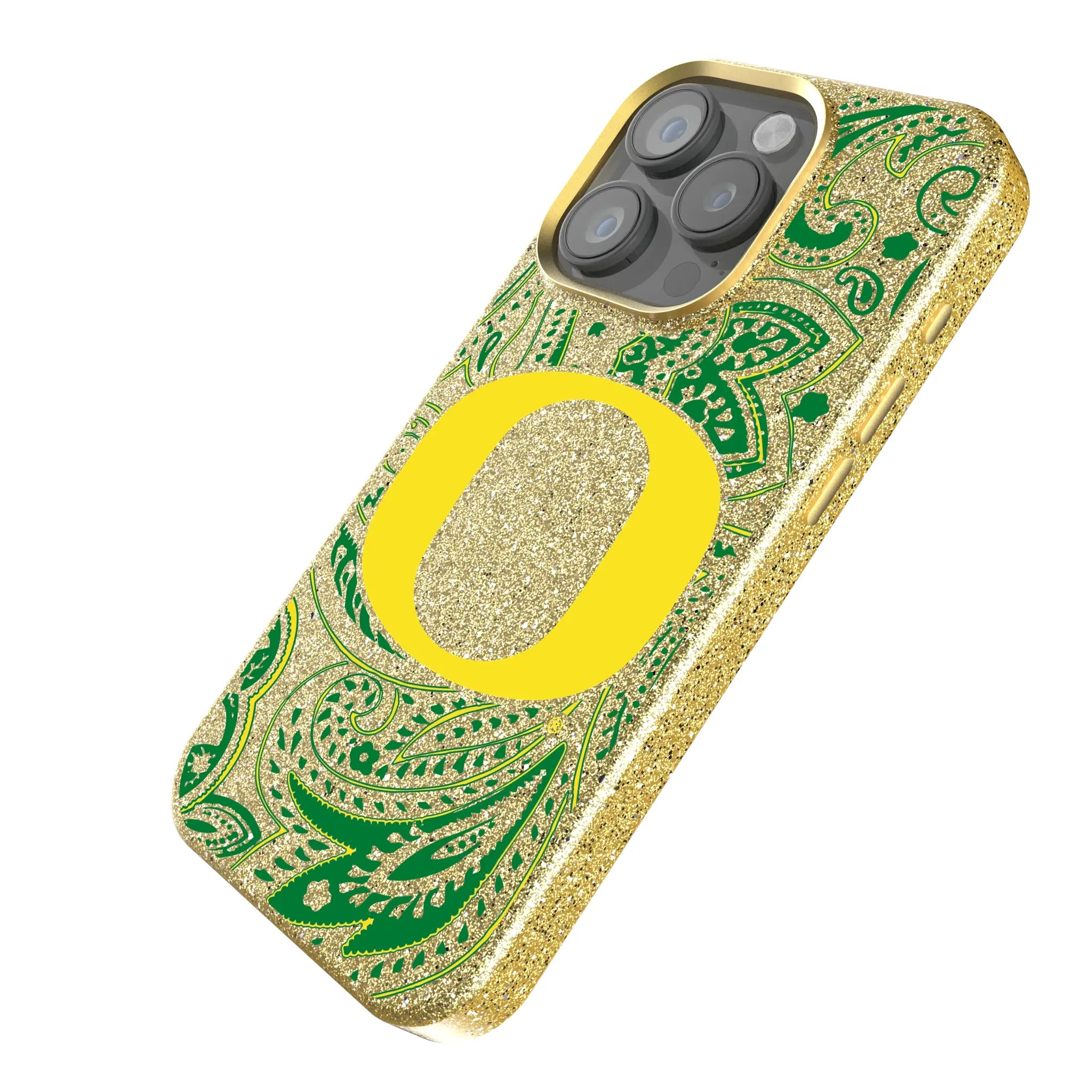 University of Oregon Ducks Paisley Bling Phone Case